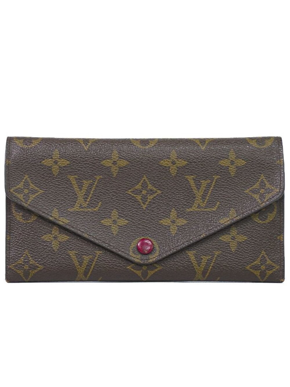 Louis Vuitton LV Portefeuille Josephine Monogram Wallet Brown